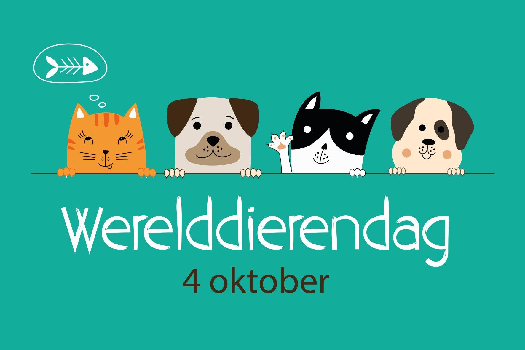 4 oktober Werelddierendag 