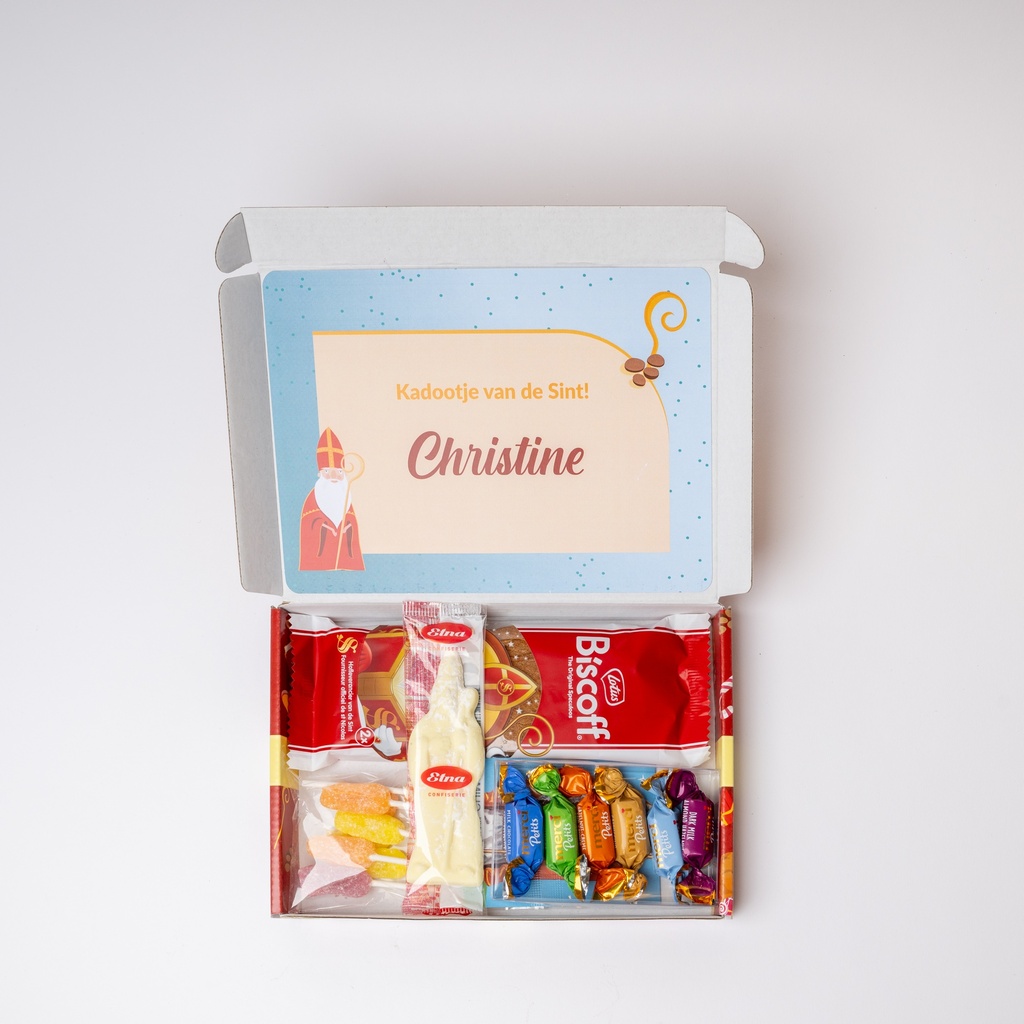 Brievenbusdoosje 'Sinterklaas pakjesplezier'