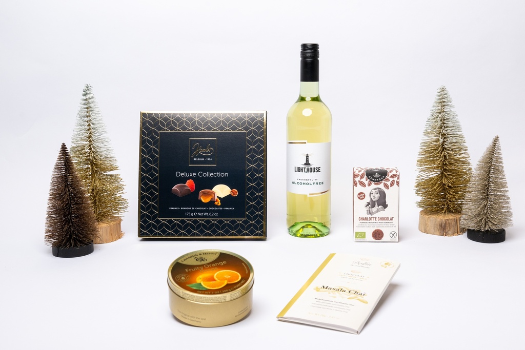 Geschenkdoos 'Joyful sips & snacks'