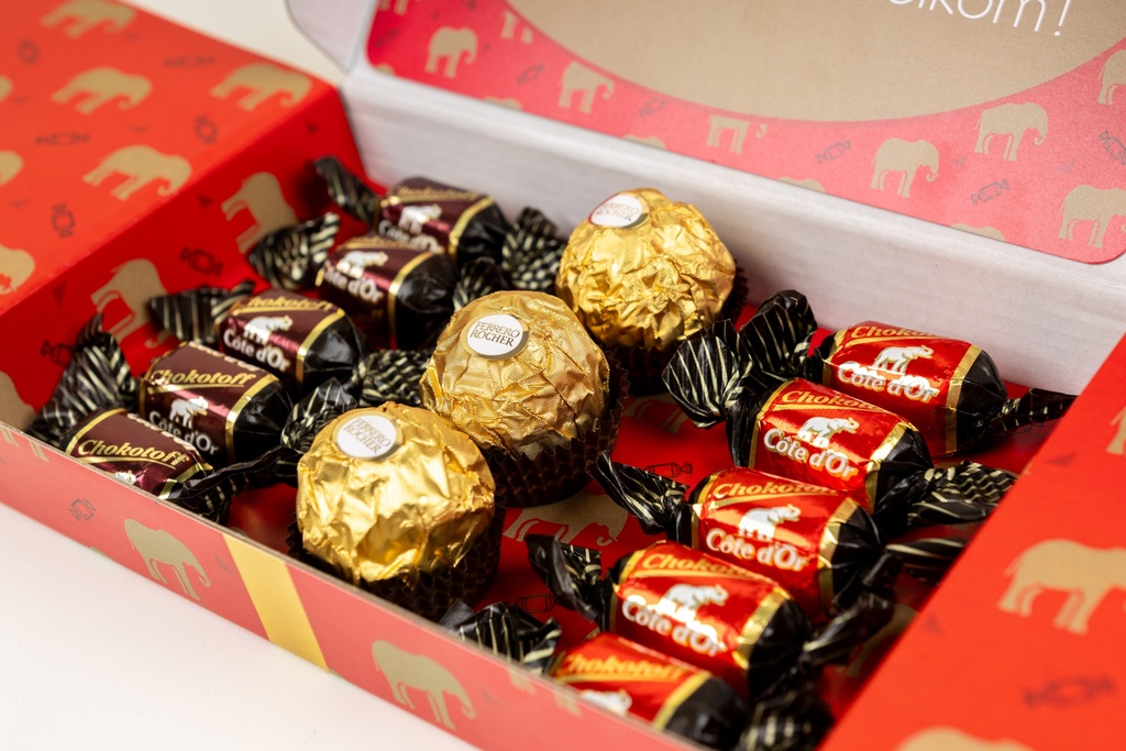 Brievenbusdoosje 'Chocotoff bites'
