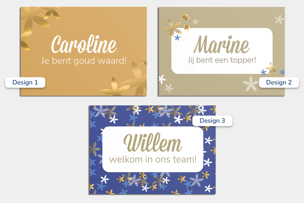 Brievenbusdoosje 'Golden sweets'
