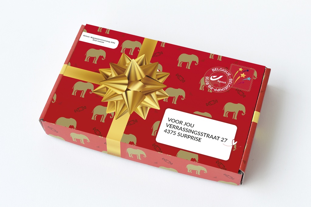 Brievenbusdoosje 'Chocotoff sweets'