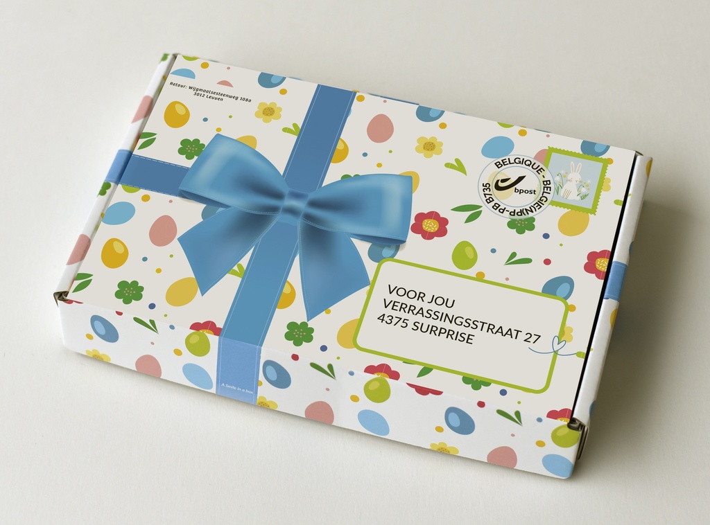 Brievenbusdoosje 'Chocoladefeestje'