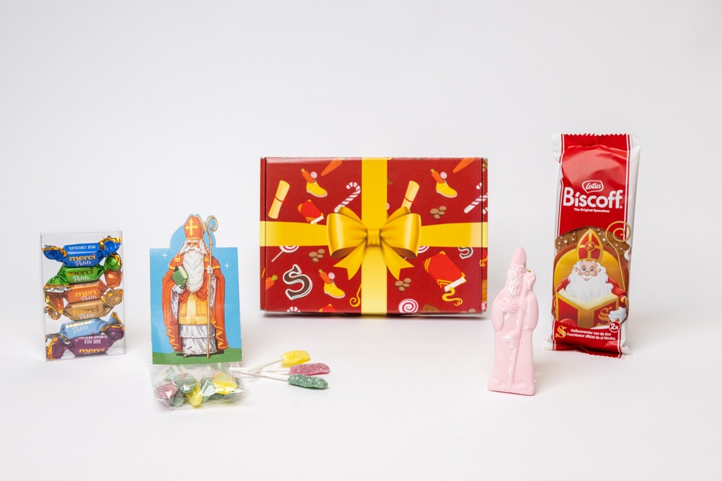 Brievenbusdoosje 'Sinterklaas pakjesplezier'