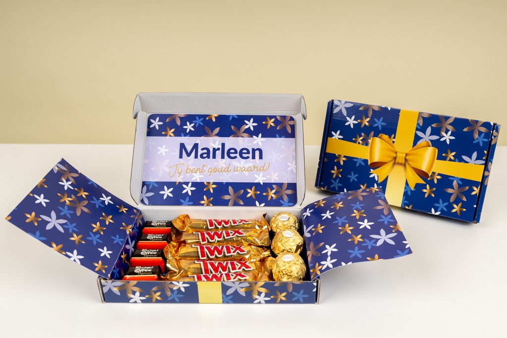 Brievenbusdoosje 'Golden cravings'