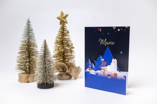 Wenskaart 3D 'polar bear wishes'